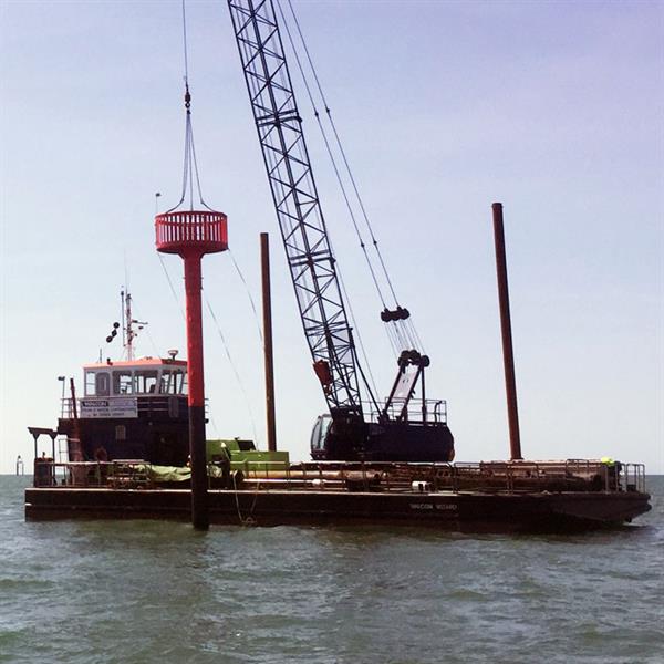 Replacement Bar Beacon for harbour entrance